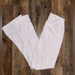 White Flare Leggings